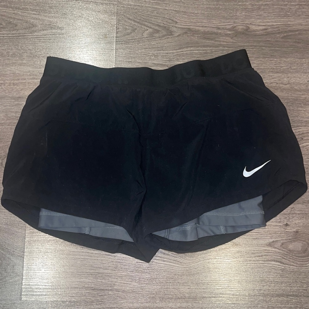 Nike pro short with spandex short lining